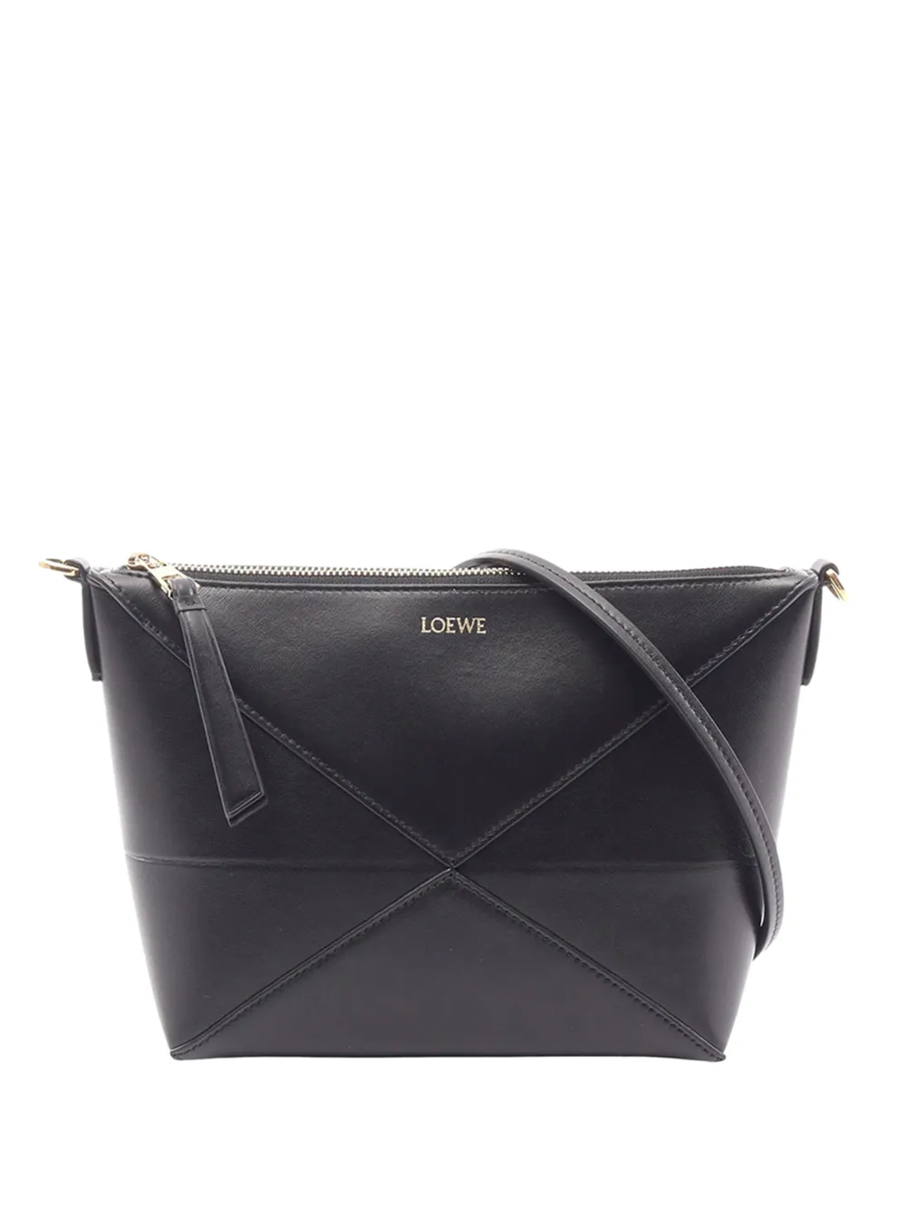 Loewe Pre-Owned 2015-2026 Puzzle Schultertasche aus Leder - Schwarz