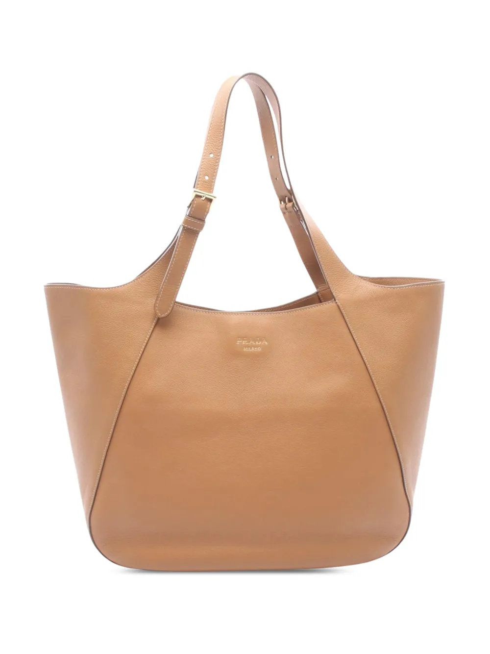 Prada Pre-Owned 2019-2026 Leather tote bag - Marrone