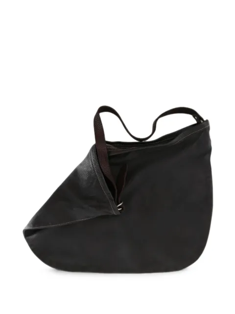 Guidi Q25 grained-leather shoulder bag