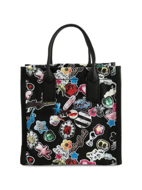 Marc Jacobs sticker-print tote bag