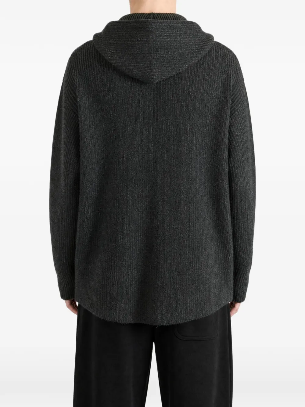Uma Wang Hoodie met rits Grijs
