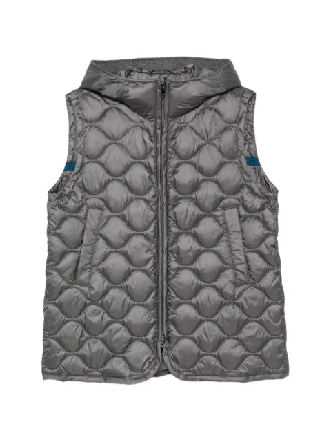 Luisa Cerano quilted hooded gilet