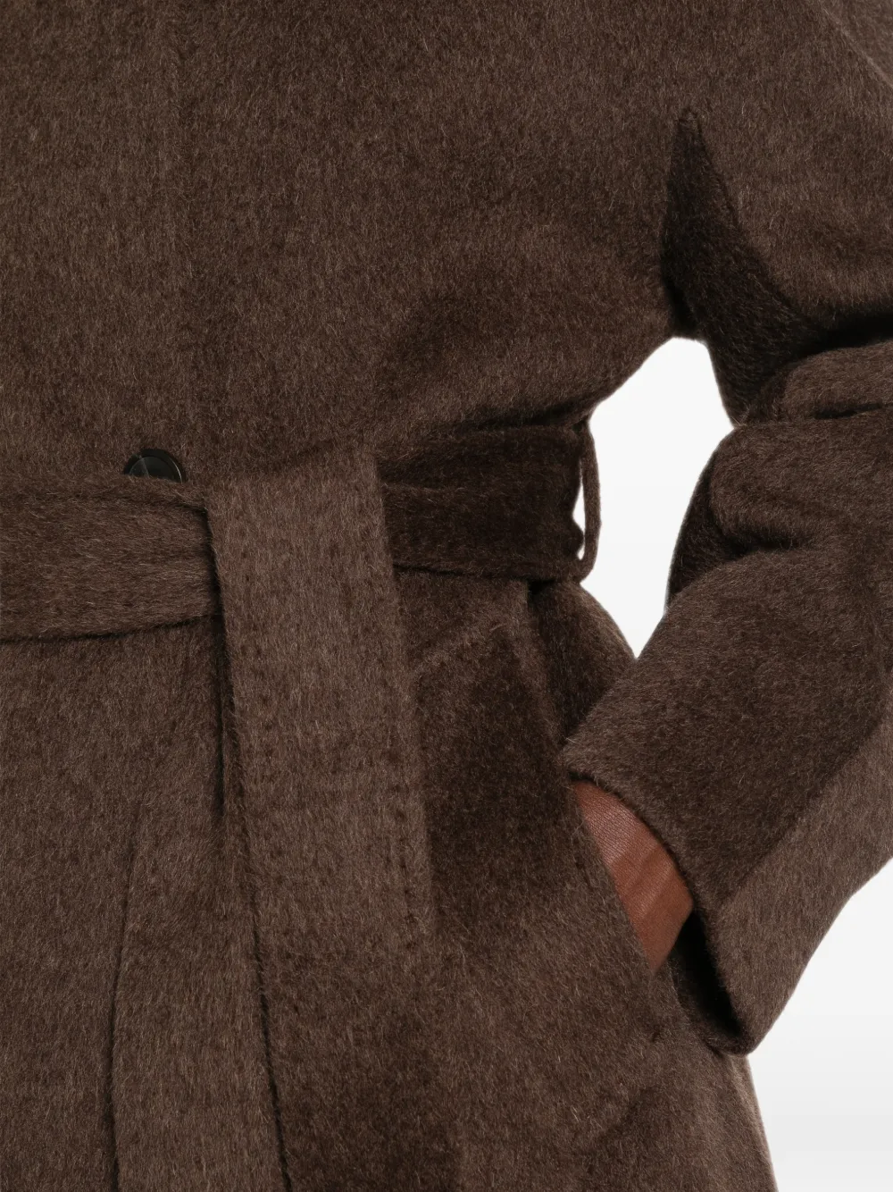 Arma Bodhi jas met ceintuur Bruin