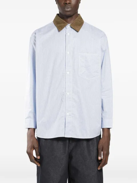Comme des Garçons Homme corduroy-collar shirt