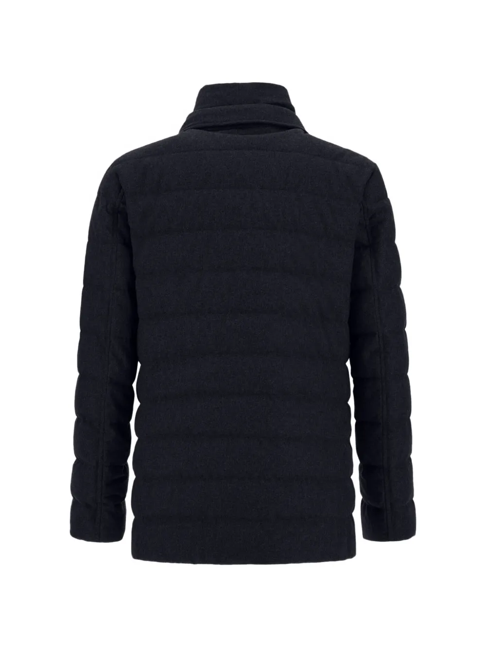 Herno Il Blazer gewatteerd flanellen jack Blauw