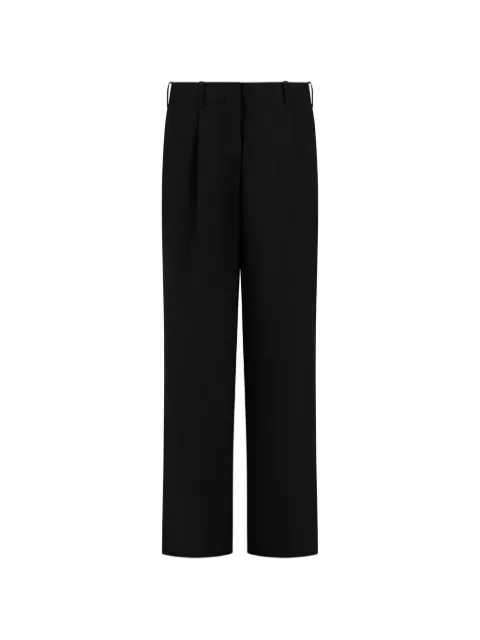 Herno pleated twill tailored trousers
