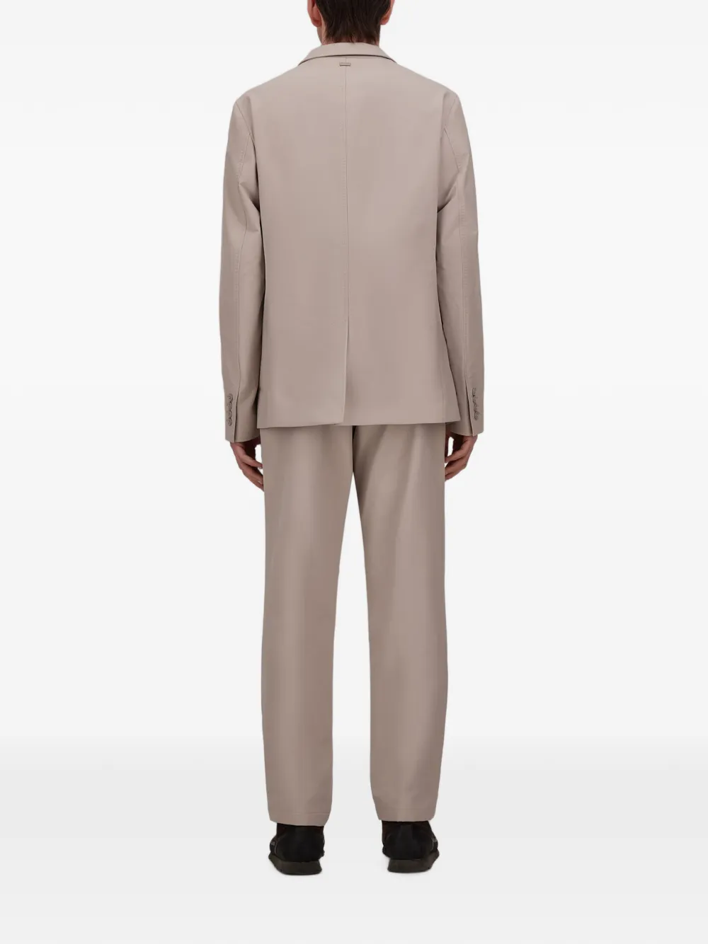 Herno drawstring straight-leg trousers Beige