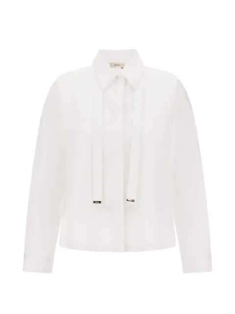 Herno scarf-collar shirt