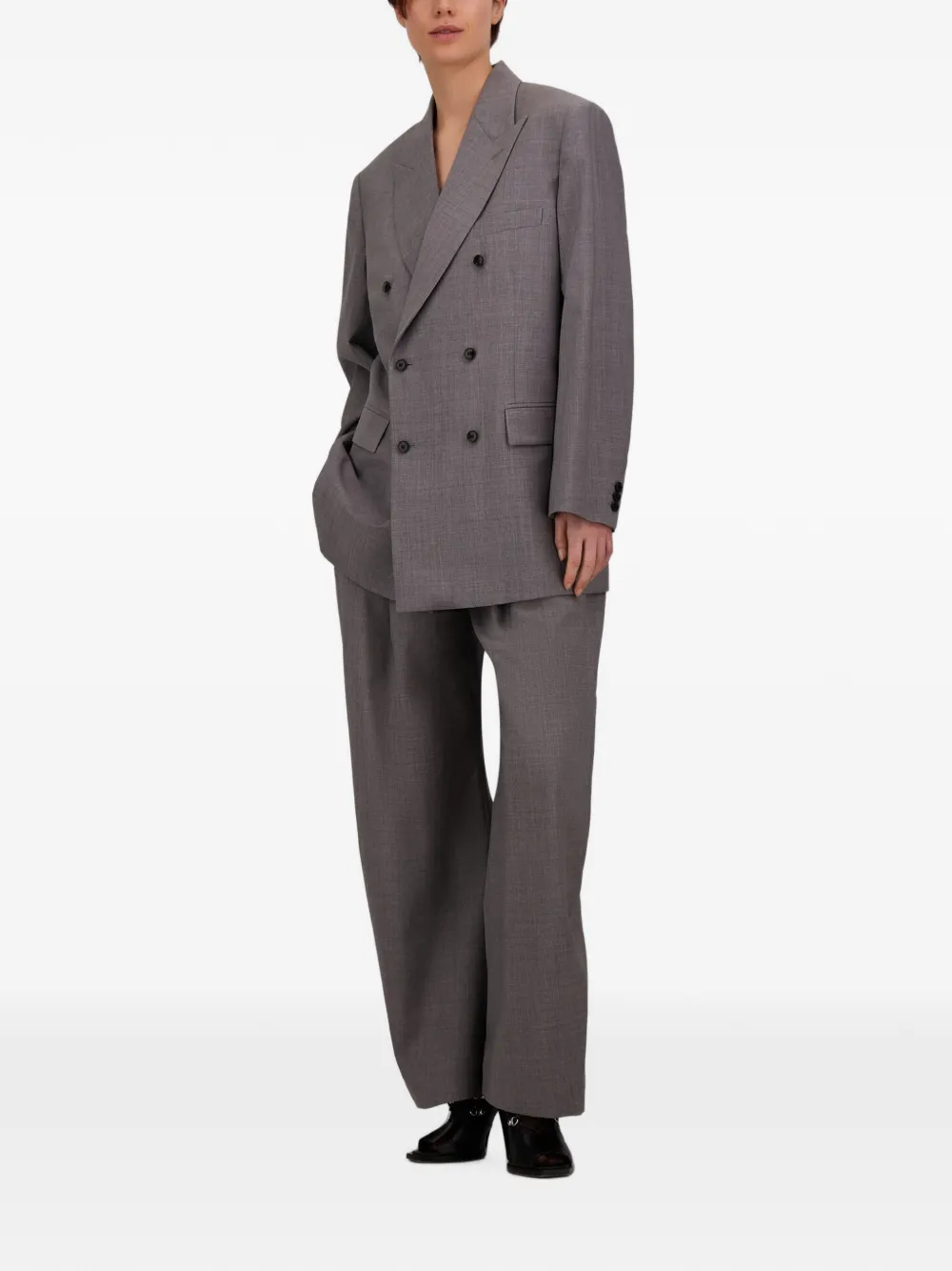 Herno Geplooide pantalon Grijs