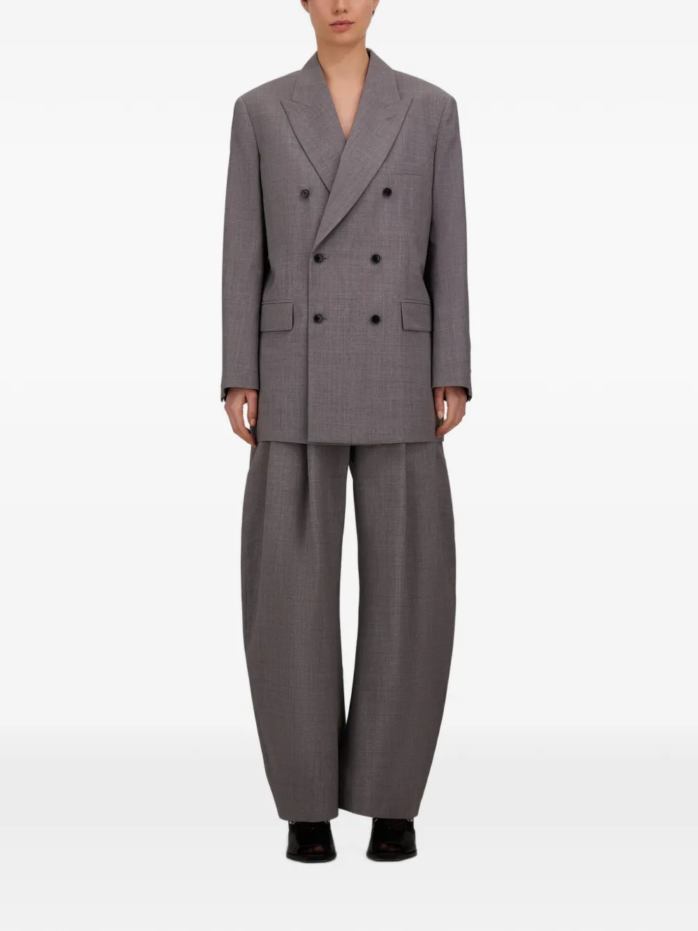 Herno Geplooide pantalon Grijs