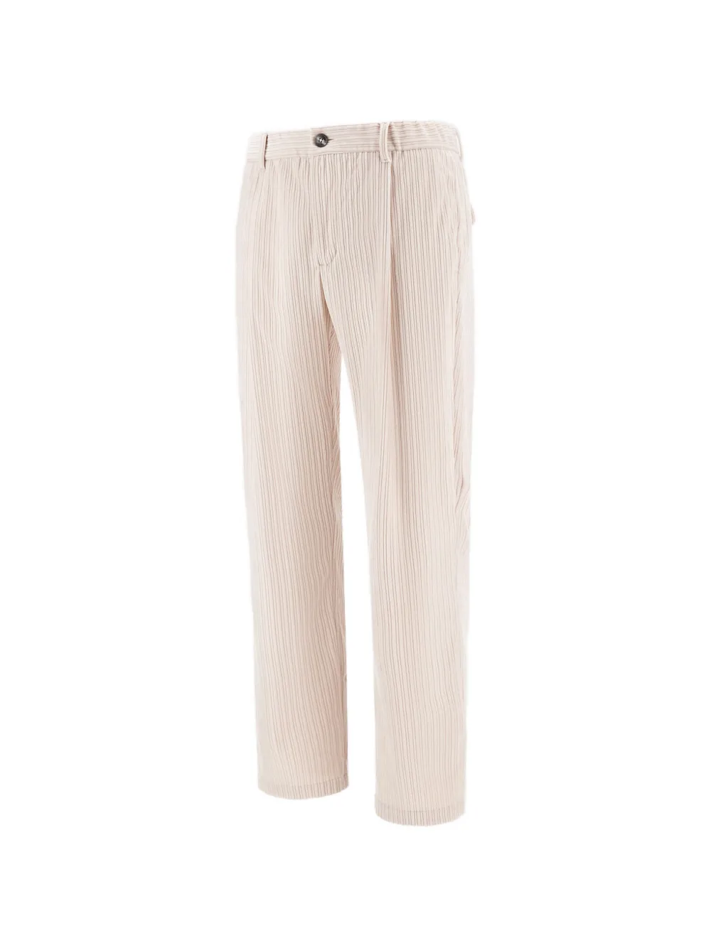 Herno Ribfluwelen plooibroek Beige