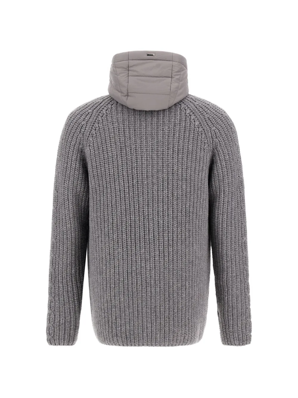 Herno hooded cardigan Grijs