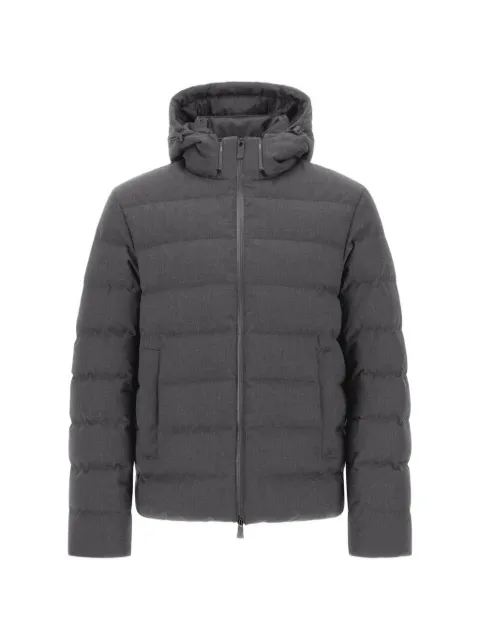 Herno veste matelassée en flanelle