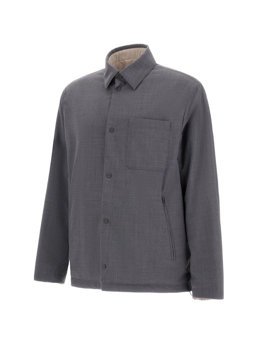Herno Omkeerbaar shirtjack Beige