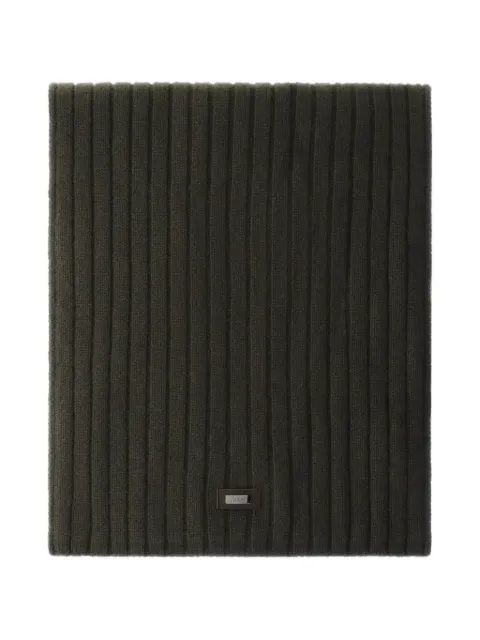 Herno ribbed-knit cashmere scarf
