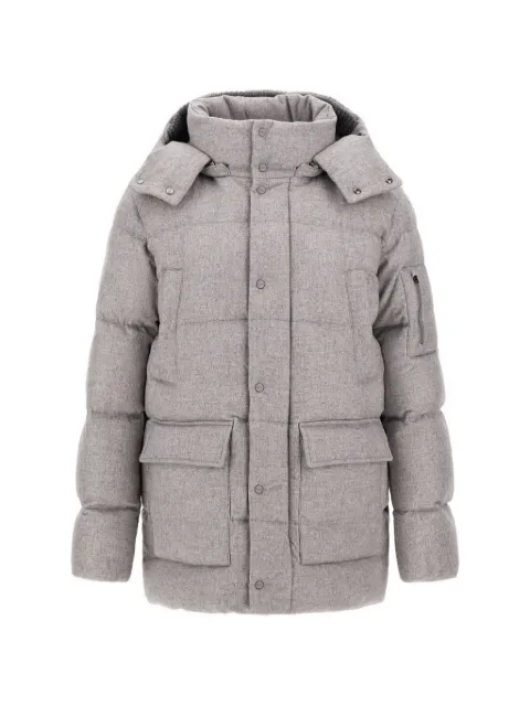 Herno quilted cashmere-silk parka