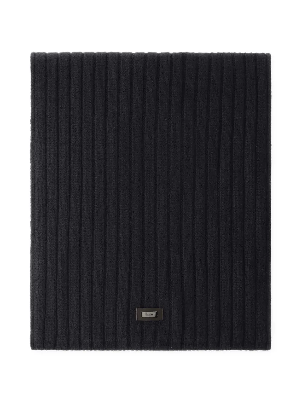 Herno Sciarpa in cashmere a coste - Blu
