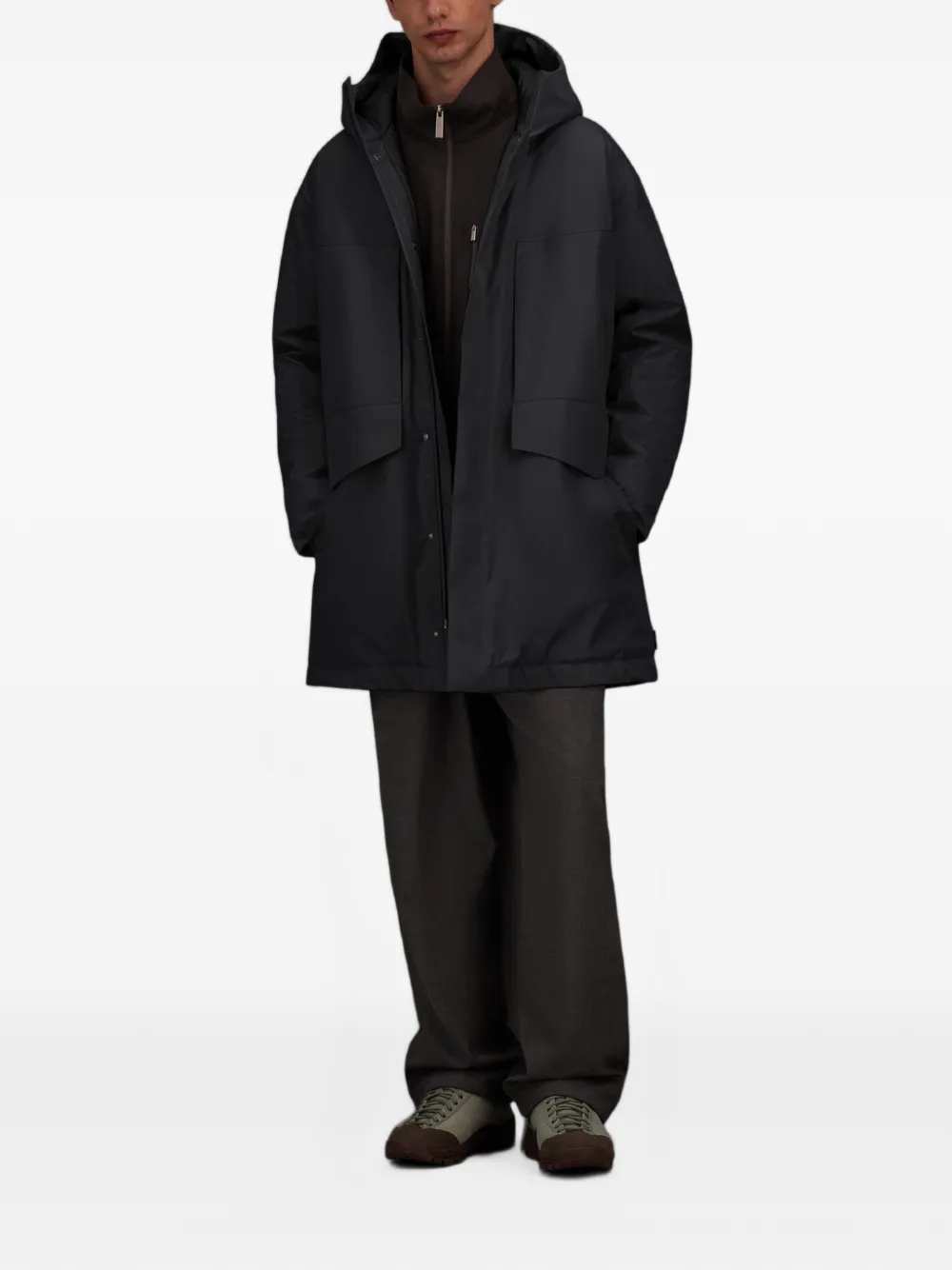 Laminar GORE-TEX parka Zwart