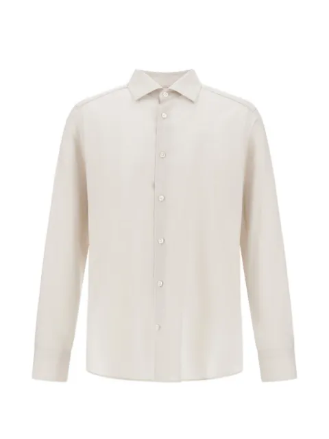 Herno camisa Iconico con placa del logo