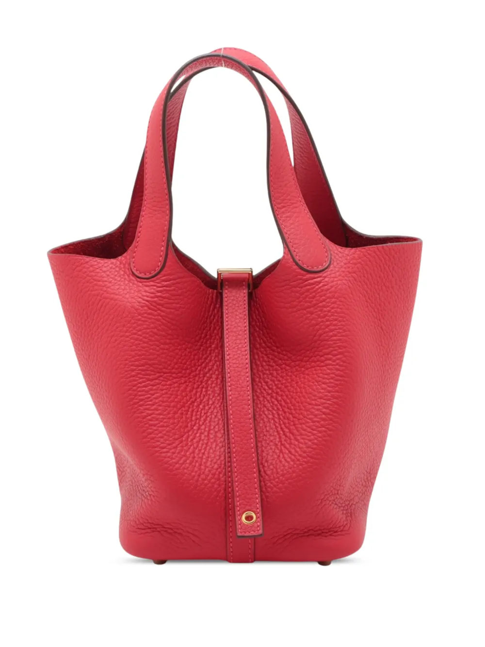 Hermès Pre-Owned 2022 Clemence Picotin Lock 18 handbag - Rosso