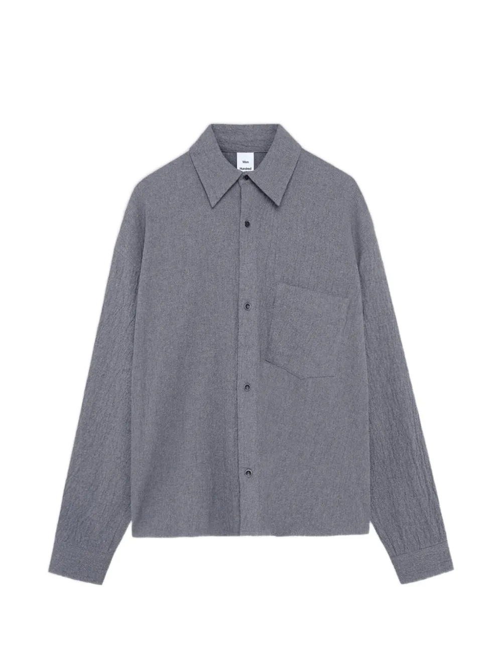 Won Hundred Maza patch-pocket shirt - Grau