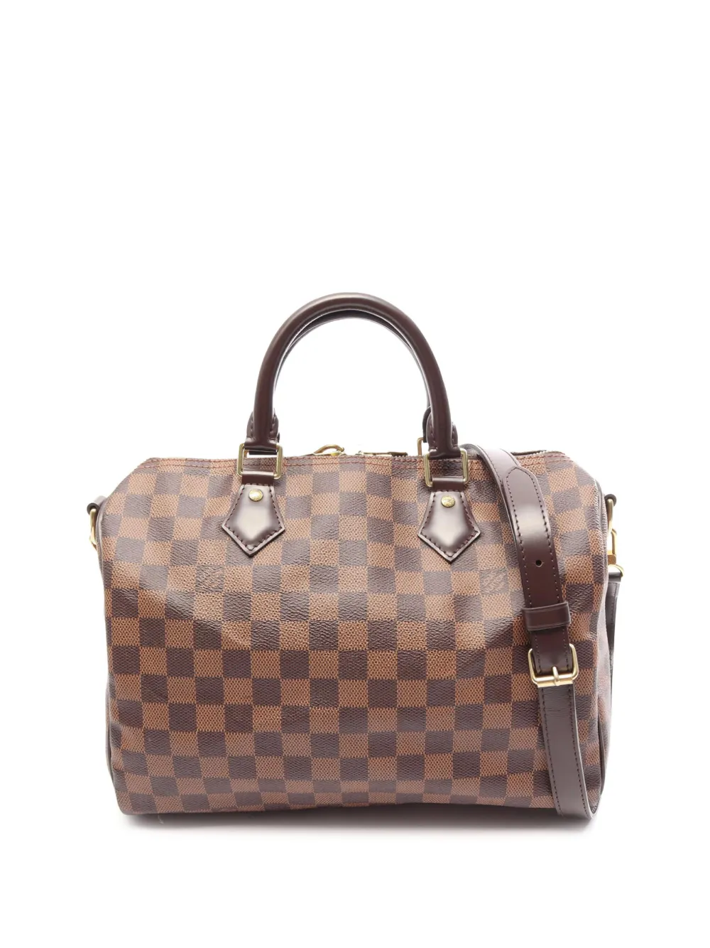 Louis Vuitton Pre-Owned 2016 Damier Ebene Speedy Bandouliere 30 satchel - Marrone