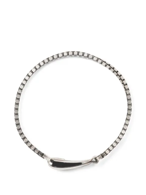 WERKSTATT:MÜNCHEN Snaplink fine box-chain bracelet