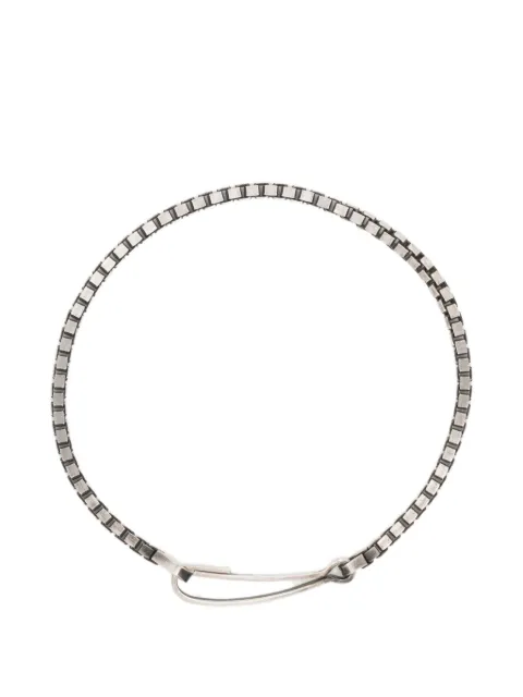 WERKSTATT:MÜNCHEN Snaplink fine box-chain bracelet