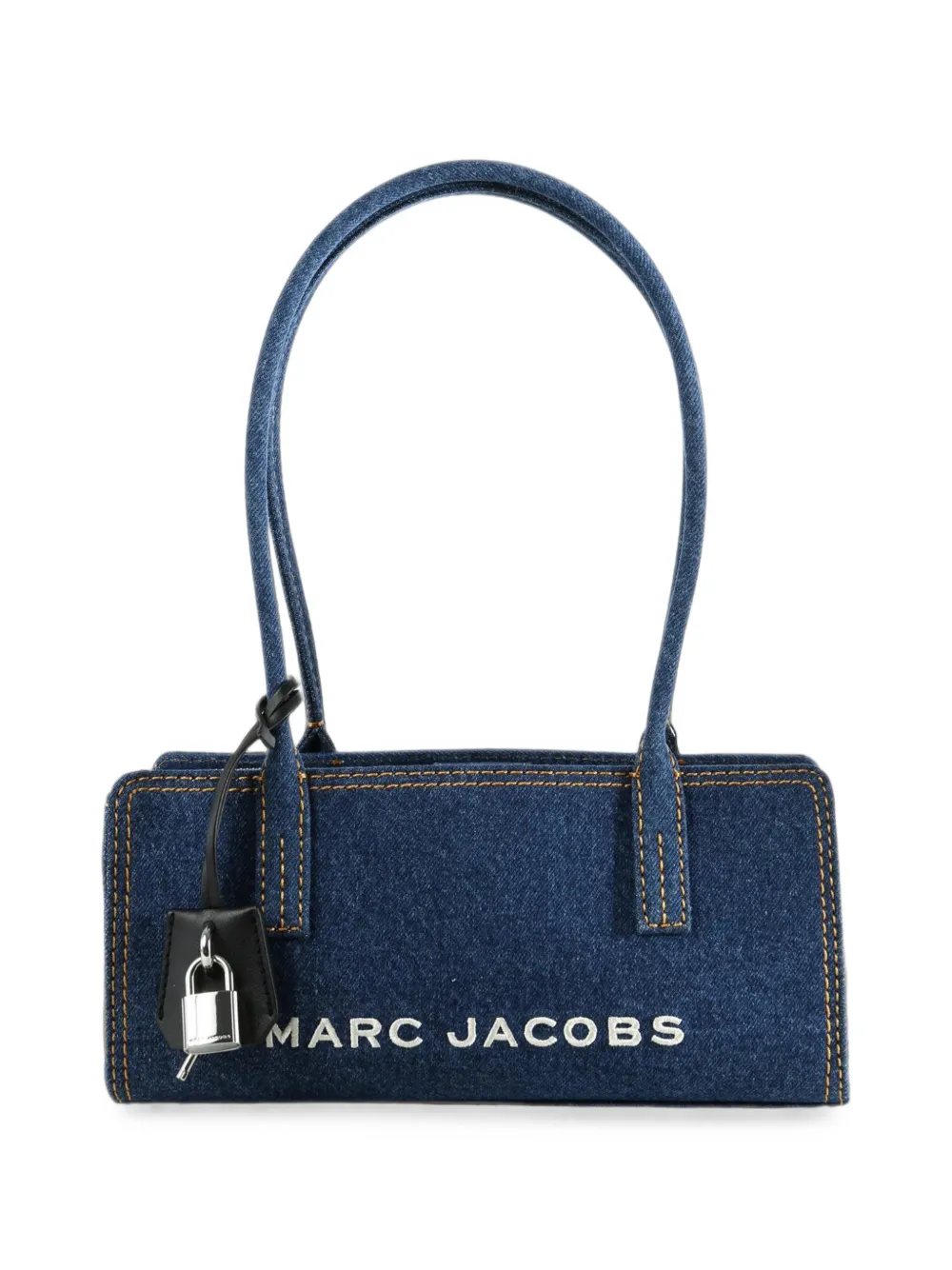 Marc Jacobs logo-print shoulder bag - Blu