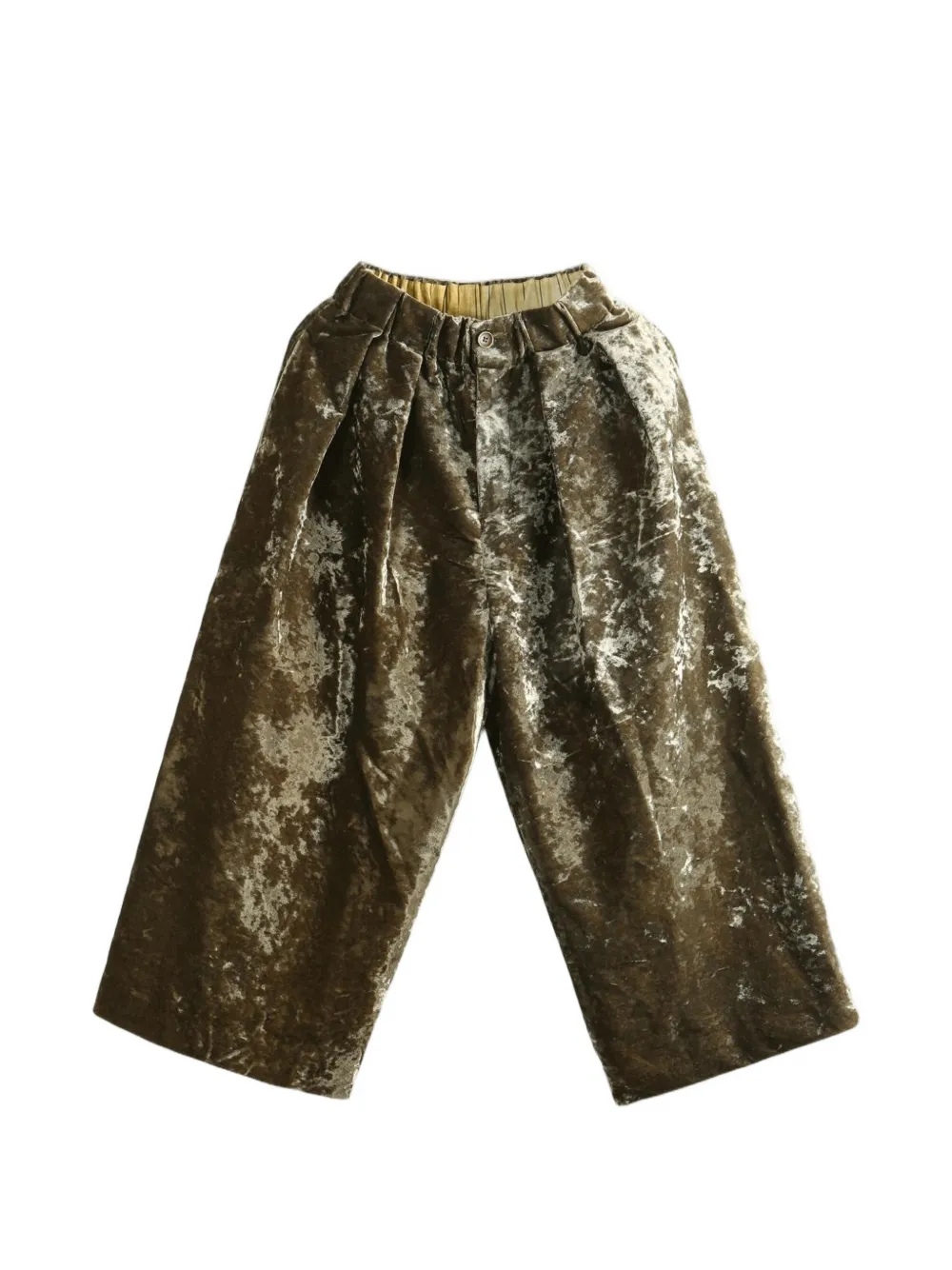 Uma Wang Poetic Pleated Trousers In Brown