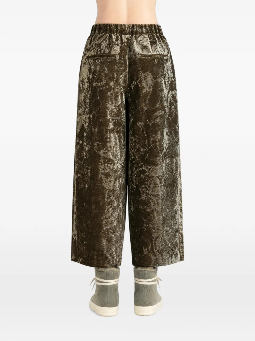 Uma Wang Poetic geplooide broek Bruin