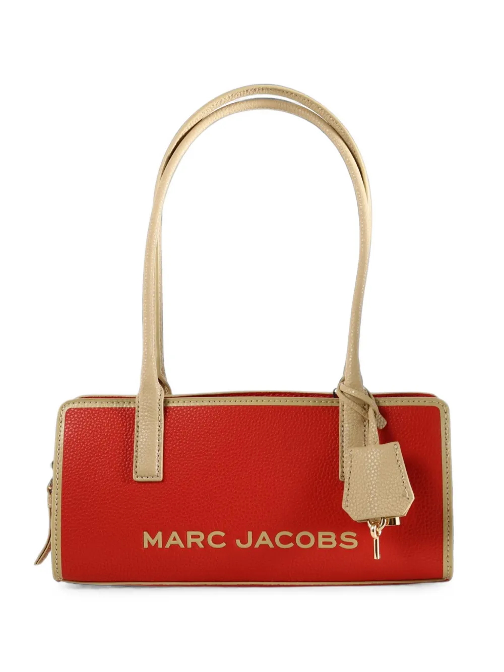 Marc Jacobs logo-plaque shoulder bag - Rosso