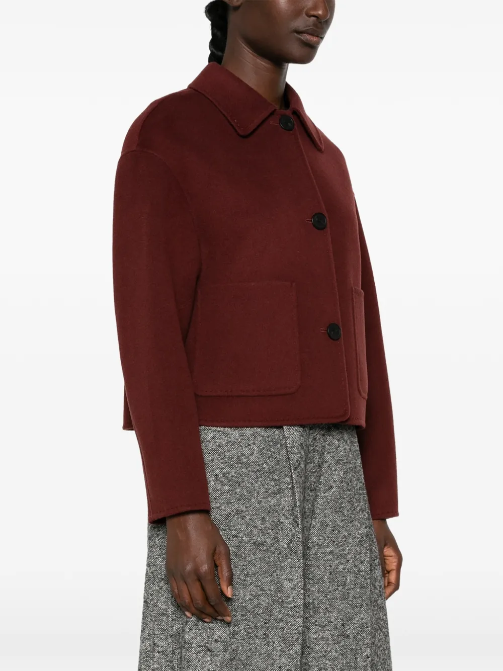 Arma Kerry Wool Jacket in Red, view 3