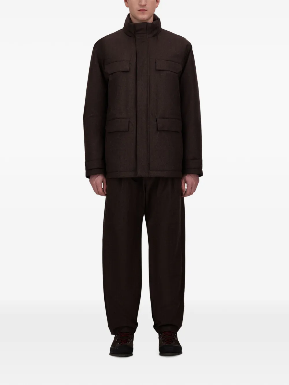 Herno flannel field jacket Bruin