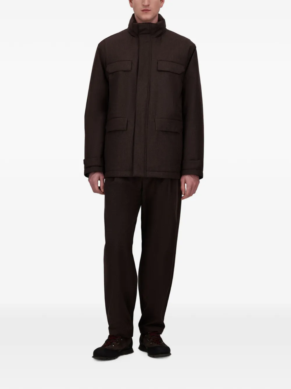 Herno flannel field jacket Bruin