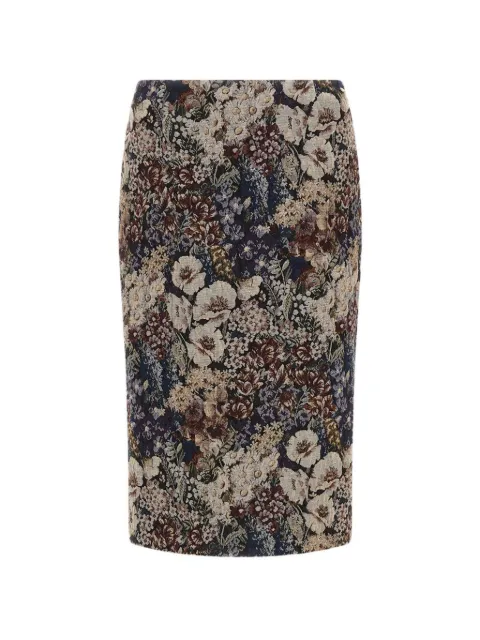 Herno Gonna con motivo jacquard a fiori