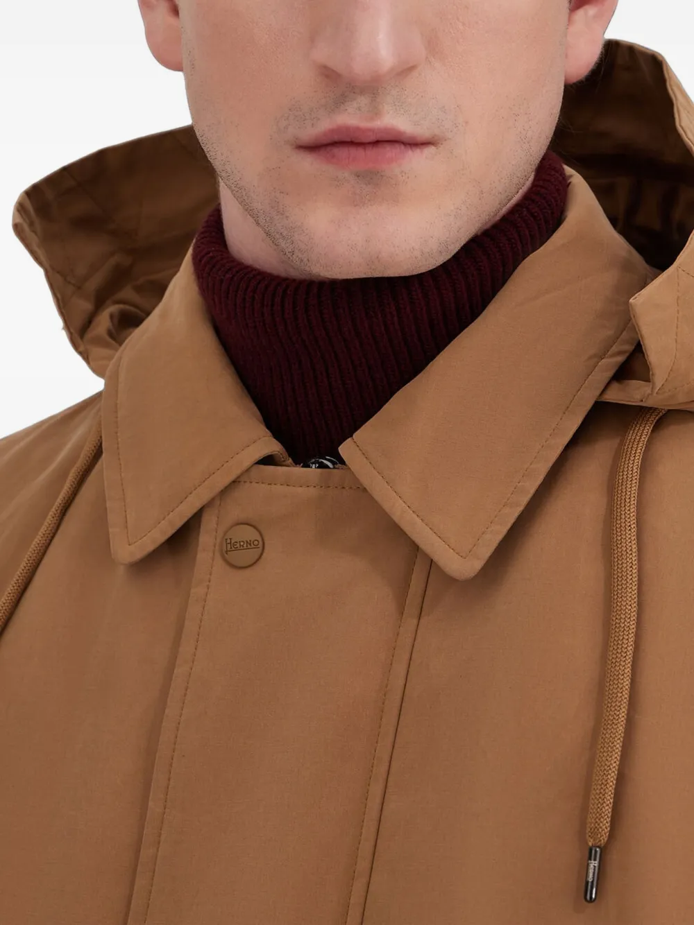 Herno Parka met capuchon Bruin