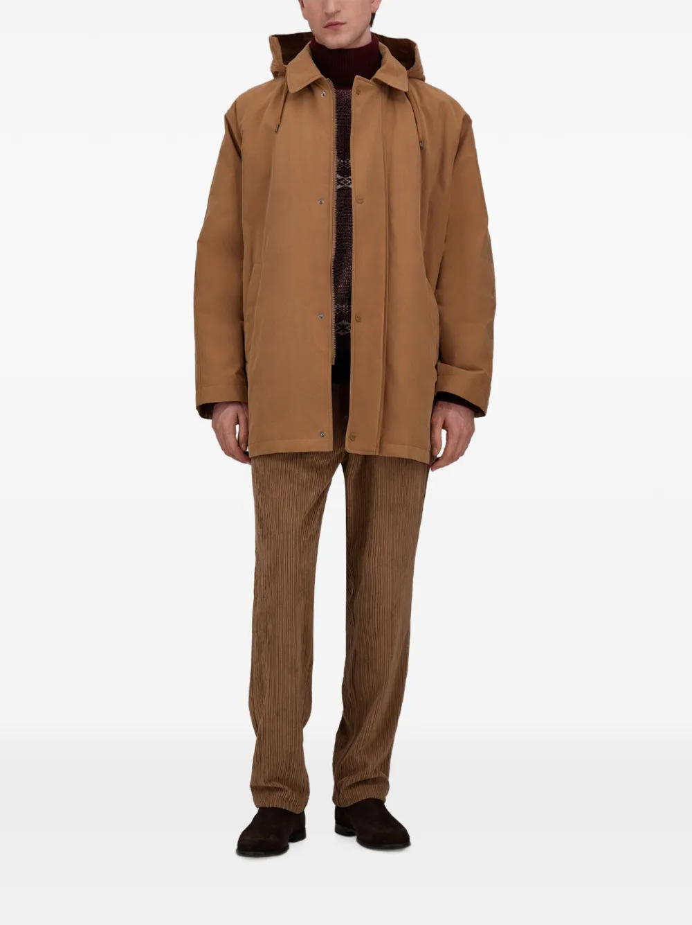 Herno Parka met capuchon Bruin