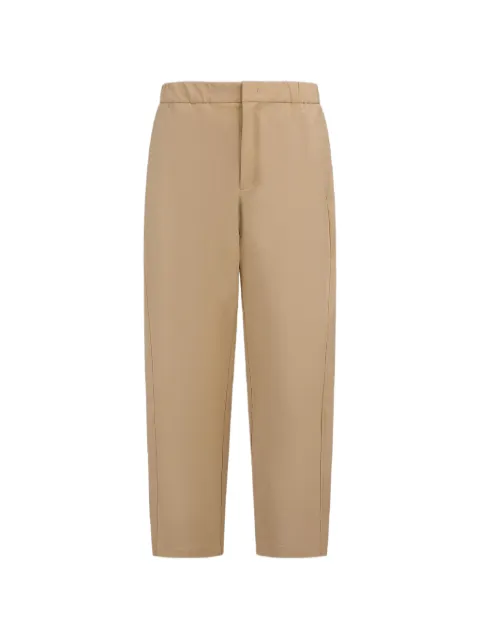 Laminar drawstring-waist regular-fit trousers