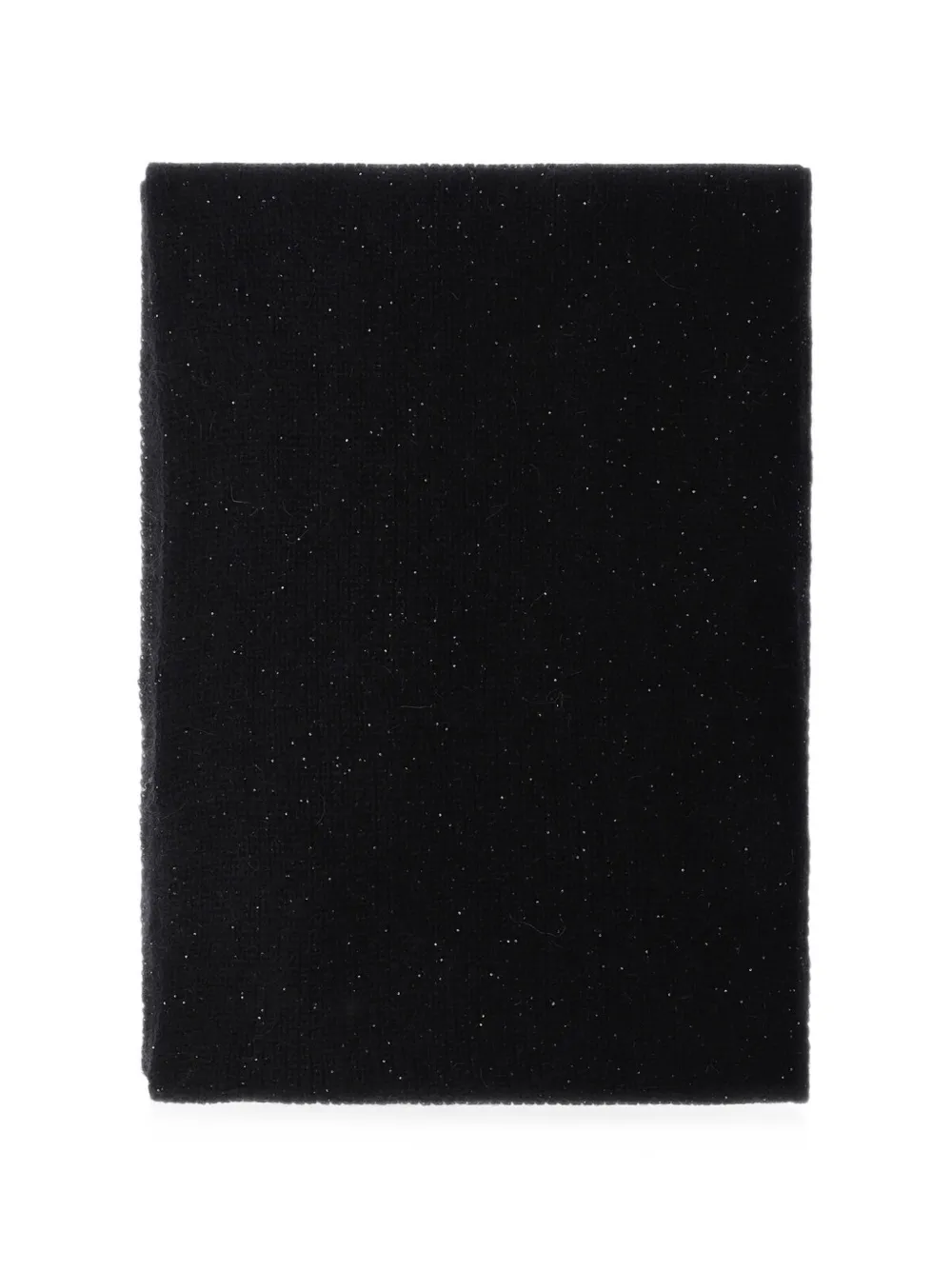 Herno fisherman's rib-knit scarf Zwart