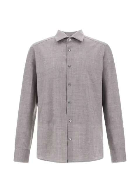 Herno stretch-wool shirt