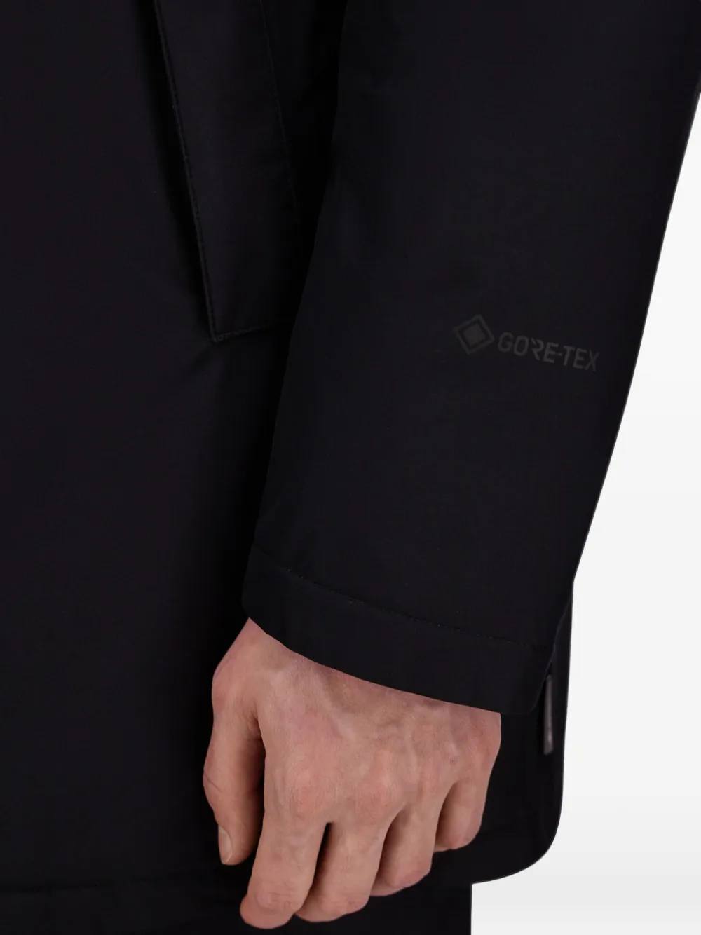 Herno Gore-Tex parka met capuchon Zwart