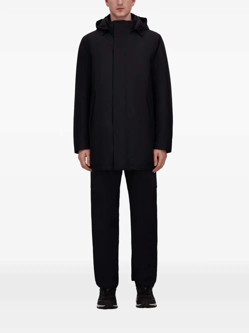 Herno Gore-Tex parka met capuchon Zwart