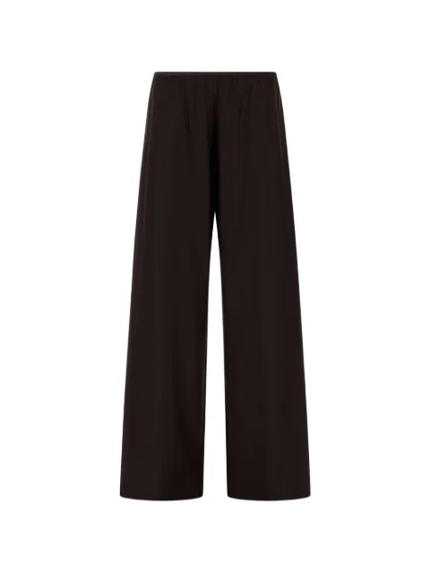 Herno elasticated-waist wide-leg trousers