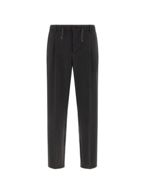 Herno pinstriped tailored trousers