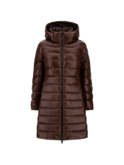 Herno glossy hooded oversized coat