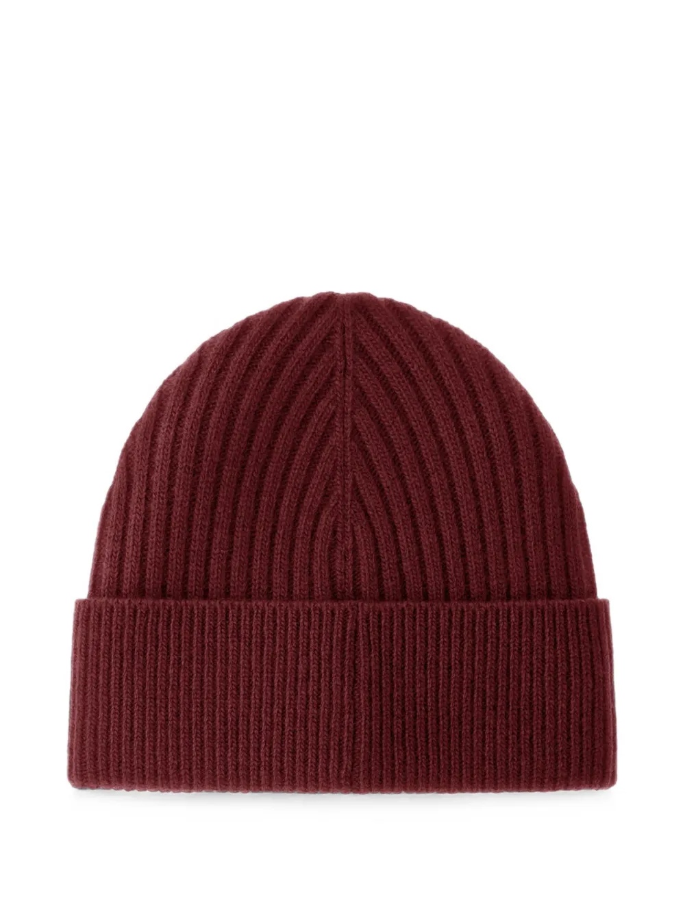 Herno Ribgebreide muts Rood