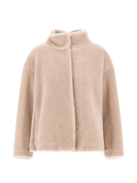 Herno teddy-effect wool jacket