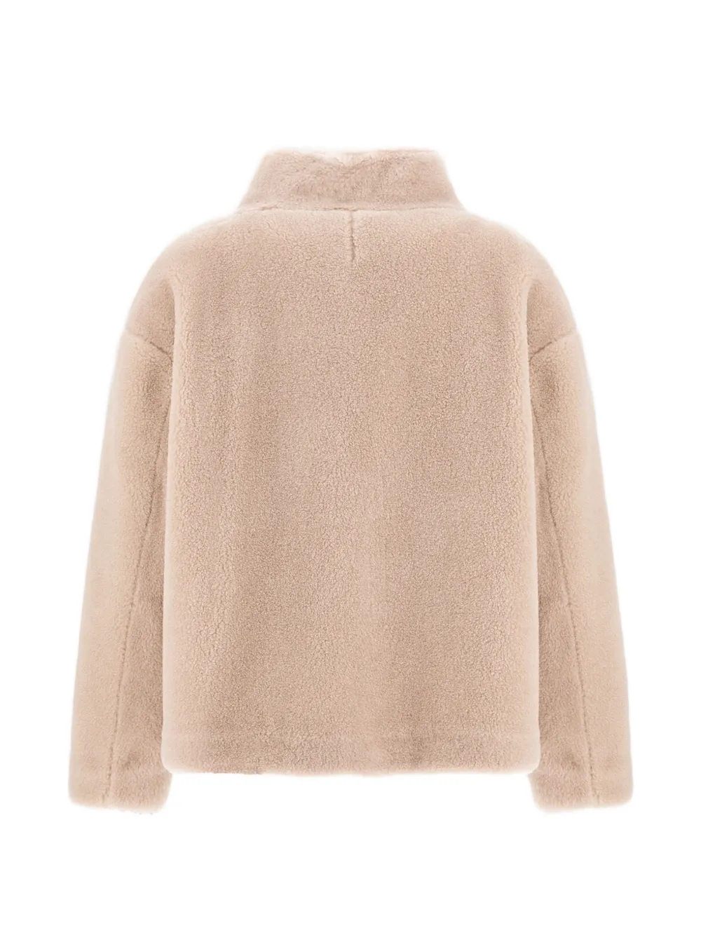 Herno teddy-effect wool jacket Beige