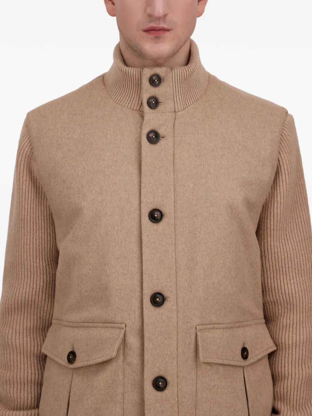Herno Jack met vlakken Beige